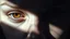 Placeholder: close up face with shadow dark gold eyes, void, pain, hyper-realistic detail, floats in deep darkness, abyss, crepy stunning, dark, surreal vibe with meticulous clean pale skin dark golden eyes, . dark shadow and weird surreal mood