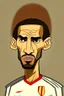 Placeholder: Mohammed Al Shinnawy Egyptian soccer player, 2d cartoon