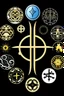 Placeholder: all the symbols of the main world religions combined into one symbol