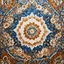 Placeholder: [zoom at the floral mosaic] the floral mosaics at Sheikh Zayed Grand Mosque. [art by Kevin Dean]