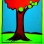 Placeholder: tree pop art