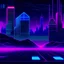 Placeholder: hackathon synthwave