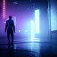 Placeholder: afterlife in the digital void, thriller vibe, 4k, moody cinematic lighting, realistic, highly detailed, blade runner style, blue and purple, highly detailed, conceptual art, volumetric, octane render, unreal engine, extreme detailed