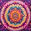 Placeholder: Radiating from the sun, the mandala expands with an array of vivid hues. Imagine petals in shades of soft pastel pinks, gentle lavender, and cheerful yellow, each one meticulously detailed with intricate designs. These petals intertwine and overlap, creating a mesmerizing dance of colors and shapes. As your eyes trace the outer edges of the mandala, envision the emergence of lush green leaves, symbolizing the growth and vitality of Spring. These leaves, like a lush canopy, embrace the mandala, f