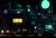 Placeholder: glyphscape 2d computer game level cyberpunk bitcoin