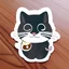 Placeholder: Sticker of a Cute Cat