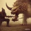 Placeholder: old viking fighting against a zombie, steam punk, realistic, made in octane, cinematic, ultra-realistic, extremely detailed octane rendering, 8K, VRAY Super Real ar 2:3, dof photorealistic futuristic 50mm lens hard lighting dark gray tintype photograph, realistic lighting, sepia color