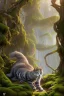 Placeholder: warriorcat, forest, 8k resolution, high-quality, fine-detail, intricate, fantasy art, detailed matte, volumetric lighting, illustration, 3D