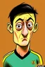 Placeholder: Mesut Ozil Former soccer player r cartoon 2d