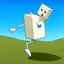Placeholder: milk carton playing soccer