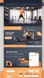 Placeholder: Design a user-friendly and visually appealing landing page for a gym website, prioritizing an intuitive user experience