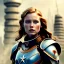 Placeholder: ultrarealistic, ruined city,__sci-fi armor__, __angles__, 18 year old woman, strikingly beautiful, ginger hair, _colour_, [__starlets__|__starlets__], (pale __skincolor__ skin:1.2), __camera__, _hair_, detailed face and eyes, medium breasts, leather choker, freckles, dynamic pose, resolved expression, __accessory__, strappy outfit, (straps:1.1), sword in scabard on left hip, (buckles, buttons, snaps, rings:1.0), haltertop style breastplate, detailed eyes, plump lips, sci-fi theme