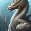 Placeholder: This dragon has 4 horns pointing foward. Its neck is short; Its snout is vertically tall, wide, short, and smooth. Its teeth are short. It has rounded claws, frills, and soft scales. Its tail is medium length and very wide.