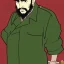 Placeholder: Fidel Castro estilo anime