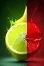 Placeholder: red lemon and grean and blow