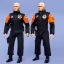 Placeholder: Mike Pence GI Joe Doll space force uniform orange guns