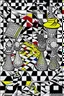 Placeholder: 5d chess in the style of roy lichtenstein