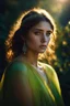 Placeholder: Morning Dew Serenity: Picture a delicate fluorescent glass sad girl face in the early morning light, Iridescent colors with intricate details. The tranquility of the scene mirrors the quiet strength that comes from embracing stillness and finding inspiration in the simplest moments.