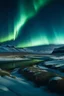 Placeholder: A breathtaking view of the Northern Lights shimmering over a snowy Icelandic landscape
