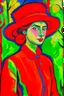 Placeholder: Scarlet Woman with a burr on her side; propaganda; Dada; Fauvism