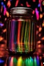 Placeholder: disco light diffraction in a jar