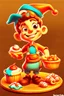 Placeholder: a cartoon character thirty years old confectioner , an ultrafine detailed painting by senior character artist, featured on polycount, sots art, artstation hd, 2d game art, behance hd