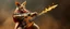 Placeholder: master shaolin cat kangaroo knight jousting with a bubbly guitar