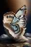 Placeholder: Butterfly on an oyster