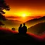 Placeholder: Whispers of the Heart a couple with sunrise in the hills