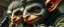 Placeholder: airbrush and pen outline, french art , extreme close up on cheeky fluffy weasel hairy goblin military prison guard troupe news anchor elf family scumbag in the style of Escher and Giger and Fallout 4, pinhole cam, airbrush 3d rendering, in the style of Titian and Rembrandt