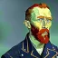 Placeholder: VAN GOGH CUTTING HIS OWN EAR