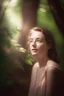 Placeholder: whimsical portrait of a person in a dreamy natural enviroment with soft lighting