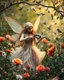 Placeholder: Gorgeous Photography Beautiful Fairy playing violinist in Wild garden,flower,birds surrounding,fractal ornamentation, over detailed, gloriously full and confusing, nothing that really exists, everything made up, fantasy world, sweet briar, photography graphic art, song birds, ochre rose,rose buds, dewy morning, forest of oaks