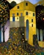 Placeholder: A haunted violet castle painted by Gustav Klimt