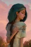 Placeholder: Detailed portrait of a young gypsy woman, contrasting colors, arrow makeup on her eyes, unreal engine, greg rutkowski, loish, rhads, beeple, makoto shinkai and lois van baarle, ilya kuvshinov, rossdraws, tom bagshaw, alphonse mucha, global illumination, detailed and intricate environment