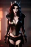 Placeholder: lisa ann as evil queen in black leather, leather, angry, stern look, volumetric lighting, particales,highly detailed,cinematic, deep colours,8