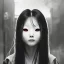 Placeholder: Sadako Yamamura (Ringu, 1998) ; screenshot, Dark Foggy Georgeous Horror Dark Fantasy Art by James Bousema, digital illustration, evil,wild, cold stare ,photo-realistic, 32K,dynamic colors,high details,high definition,crystal clear image,aspect ratio 33:1,DIGITAL ILLUSTRATION by James Bousema Modifiers: Nikon D850 elegant Award winning photography fantasy photorealistic very attractive