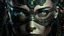 Placeholder: matrix style cyborg portrait detailed symmetrical realistic eyes steampunk cyborg cyborg intricate detailed to scale hyperrealistic dark lighting digital concept art