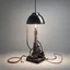 Placeholder: working lamp, inspired by technology with modern shape and used for mechanic