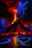 Placeholder: fire, lightning, wind, rain, volcanic lava, fireworks, explosions, multicolored neon lights, Count Dracula in the art style of Boris Vallejo, oil paint on canvas, 32k UHD, hyper realistic, photorealistic, realistic, life-like, extremely detailed, extremely colorful, sharp beautiful professional quality,