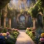 Placeholder: The garden from the film “Beauty and the Beast”