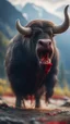 Placeholder: portrait of yodeling vampire in the Carpathian mountains sucking blood from a buffalo while kicking scared walrus,bokeh like f/0.8, tilt-shift lens 8k, high detail, smooth render, down-light, unreal engine, prize winning