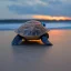 Placeholder: cute wind turtle and sunset