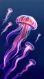 Placeholder: Draw jellyfish, translucent and slightly shining, floating in the dark. Let their forms blur like the boundaries between a dream and reality.