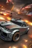 Placeholder: Furious rage, Japanese car drift, wide angle view, close-up, macro lens, centered camera, titanium accents, intricate details, tiny features, particulars, colorful, 8k, least ambient occlusion, volumetric lighting, volumetric clouds