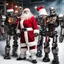 Placeholder: Santa Claus meets terminators