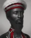 Placeholder: Negro Felipe, african slave, red uniform, red headband, short beard