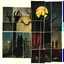 Placeholder: nihilism, mourning damned souls in hell, gestalt regression, segmented color illustration, by Dave McKean and Graham Sutherland, surreal, horror, fragmented collage, minimalist, overlapping cel boxes shuffled and offset composition, moody, sinister