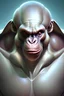 Placeholder: Alien ape, digital painting, artstation, concept art, smooth, sharp focus, illustration, art by artgerm, dwayne barlowe, trending on artstation and greg rutkowski and alphonse mucha, 8 k