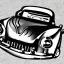 Placeholder: 50'S GREASER GUITAR ROCKABILLY HOTROD SPACESHIP